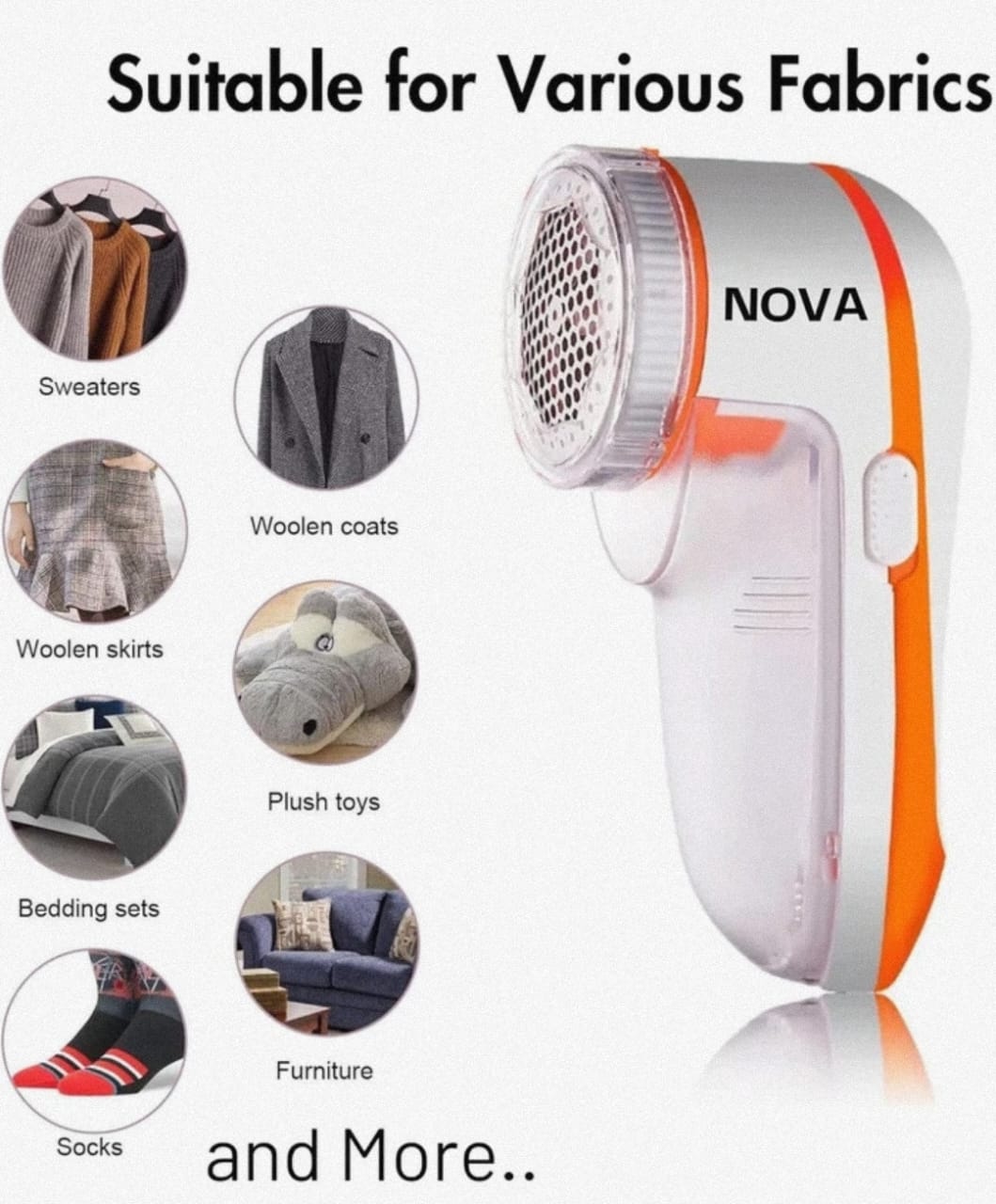 Electric Lint Remover ✨ – For Woolen Sweaters & Clothes